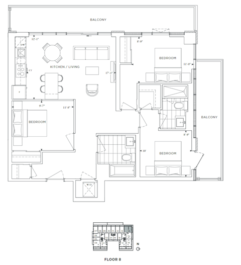 410 Dufferin Street Studio-3 Beds Apartment for Rent - Photo Gallery 88